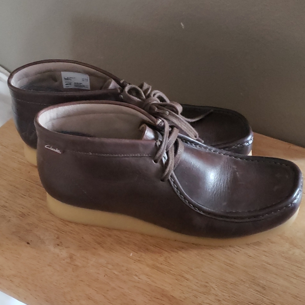 Men's  Size 11 Clarks J STINSON Hi Beeswax